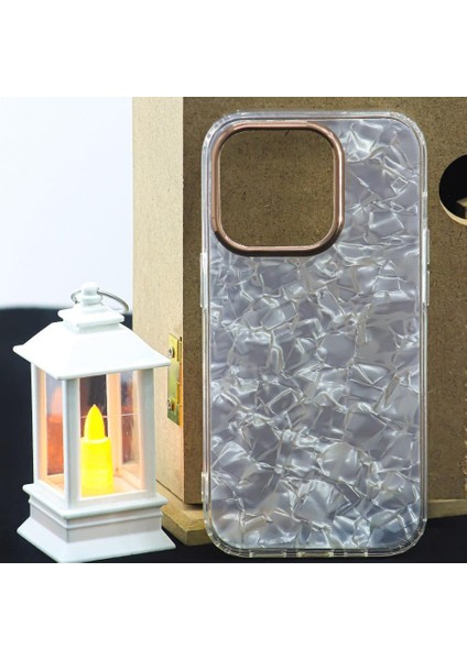 iPhone 11 Pro Uyumlu Mermer Desenli Şık Silikon Kılıf