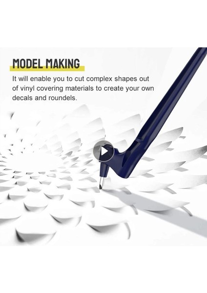 Beyaz Stil Paslanmaz Çelik El Sanatları Kesme Aletleri Bıçaklar Dönen Bıçak 360 Derece Güvenlik Kesici Sanat Kesme Aleti Gyro Bıçak Aksesuarları (Yurt Dışından) indirimleri