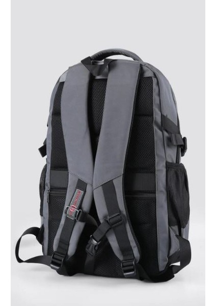 51523 Laptop Bölmeli Gri Sırt Çantası modelleri