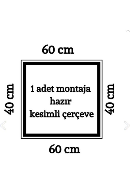 Boyanabilir Dekoratif Hazır Kesimli Antre ve Koridor Çerçevesi 2,5 cm Çıta