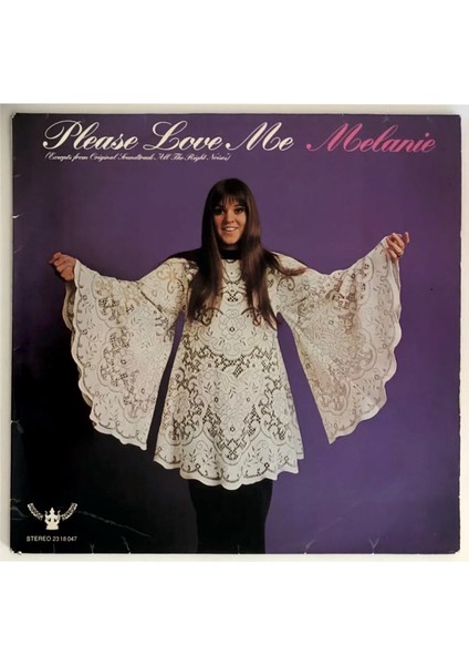 Melanie Please Love Me Lp Plak (1971 Alman Baskı)
