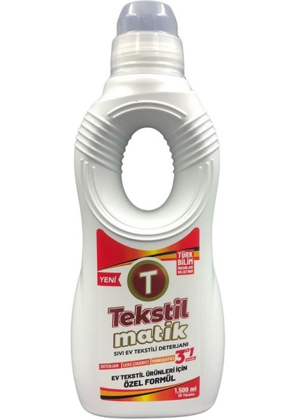Tekstilmatik Sıvı Çamaşır Deterjanı 1500 ml