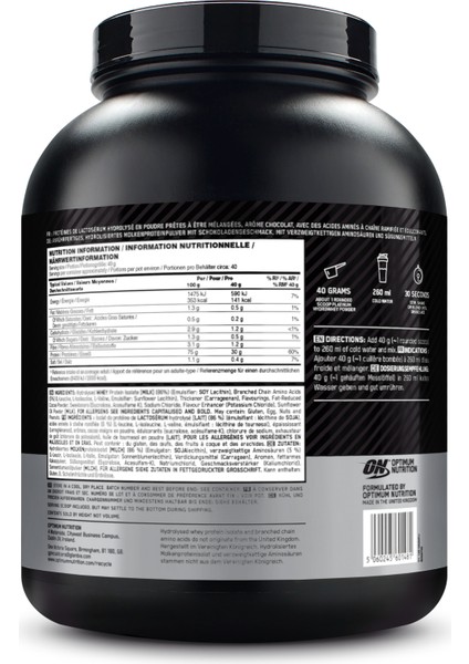 Hydrowhey Chocolate 1102274 Çikolata Unisex Protein Tozları OPT013 fiyatları