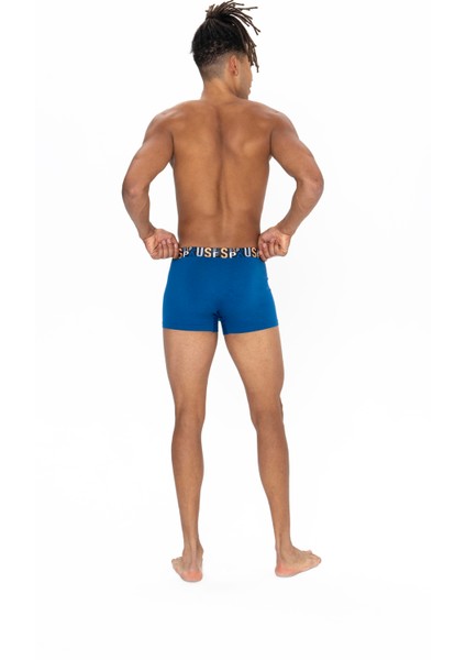Erkek Saks - Sarı - Lacivert 3 Lü Boxer