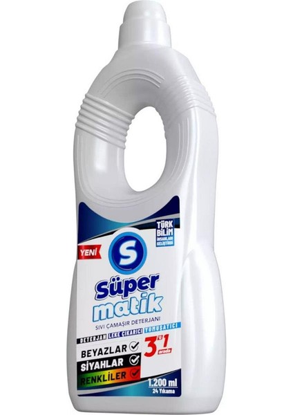 Süpermatik Sıvı Çamaşır Deterjanı 1500 ml