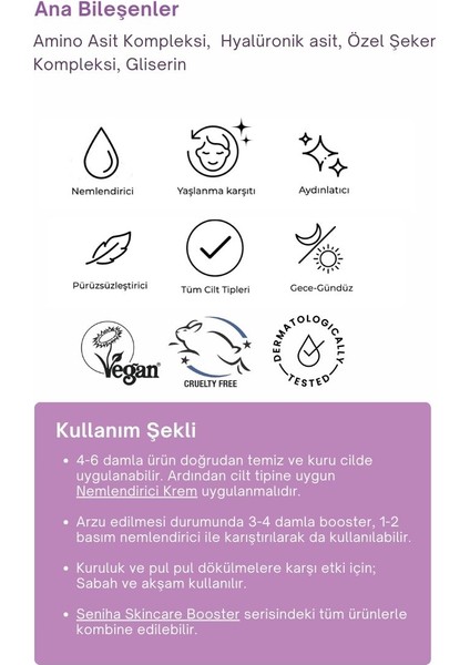 3D Hydration Booster I Nemlendirici Amino Asit Kompleks I Dolgunlaştıcı Serum I Tüm Cilt Tipleri