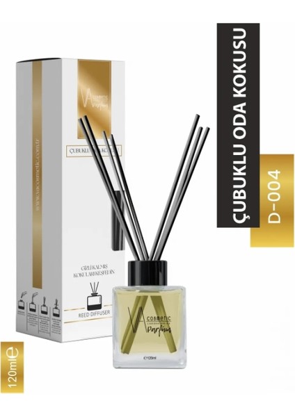 D-004 Beyaz Çiçekler Kokulu Çubuklu Oda Kokusu 120 ml