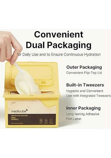 Deep Vita C Daily Quick 30 Sheet Masks(Globalcare) indirimleri