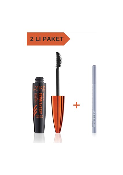 Exceptional Fan Effect & Curl Maskara - Yelpaze Etkili ve Kıvrım Veren Maskara 173 So Brown Ink Pen Eyeliner
