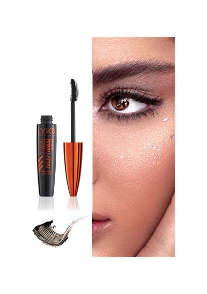 Exceptional Fan Effect & Curl Maskara - Yelpaze Etkili ve Kıvrım Veren Maskara 173 So Brown Ink Pen Eyeliner