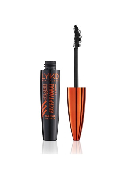 Exceptional Fan Effect & Curl Maskara - Yelpaze Etkili ve Kıvrım Veren Maskara 173 So Brown Ink Pen Eyeliner