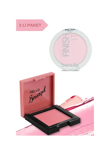 Profashion Cream Blush Krem Allık No: 41 Finish It Transparan Sabitleyici Pudra