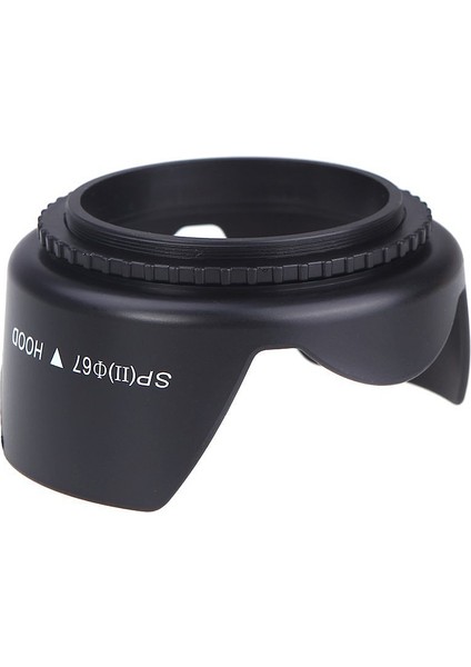 [lens Siperliği Çapı 67 Mm] Standart Lens Siperliği Kamera Lens Koruması Çiçek Şekilli Siperlik Sony 67 mm Lens Için Canon Nikon Tamron Sigma (Yurt Dışından)