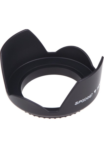 [lens Siperliği Çapı 67 Mm] Standart Lens Siperliği Kamera Lens Koruması Çiçek Şekilli Siperlik Sony 67 mm Lens Için Canon Nikon Tamron Sigma (Yurt Dışından)