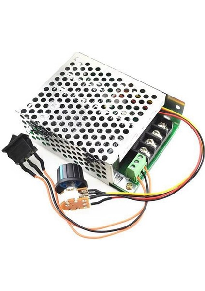 Pwm Dc Motor Hız Regülatörü Kontrol Cihazı 12V24V36V48V Motor Ileri ve Geri Anahtarı Ileri ve Geri Anahtarı 40A (Yurt Dışından)