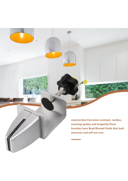 Adet Hapşırma Koruyucu Kelepçe Braketi Masa Bölme Kelepçesi 1/8 Inç Ila 1 Inç Kalın Akrilik Paneller Ayarlanabilir C Şekli Kelepçe (Yurt Dışından) fırsatları