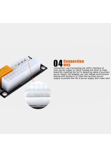 10 Adet Çift Psu Güç Kaynağı Sync Adaptörü ADD2PSU Atx 24PIN 4pin Molex Konektörü Yükseltici Kart Madenci Madencilik Bt(4pın) (Yurt Dışından) fırsatları