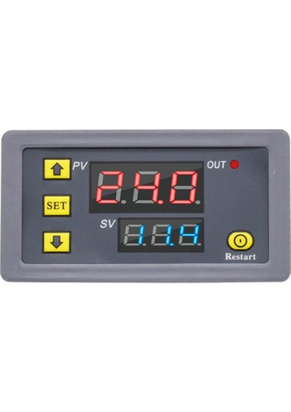 Dijital Zaman Geciktirme Rölesi LED Ekran Döngüsü Zamanlayıcı Kontrol Anahtarı Ayarlanabilir Zamanlama Rölesi Zaman Geciktirme Anahtarı AC110-220V (Yurt Dışından)