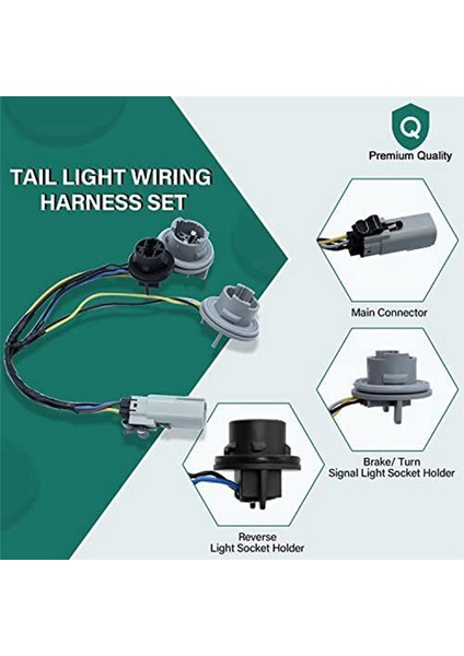 Ford F150 2018 2019 2020 Arka Stop Lambası Kablo Demeti Geri Vites Lambası Fren Lambası Kablo Demeti JL3Z-13412-A (Yurt Dışından) indirimleri