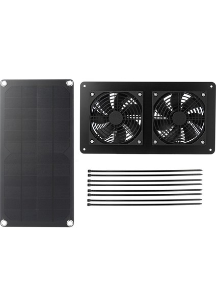 10W Güneş Paneli ile Çalışan Fan Vantilatörü 3W Egzoz Fanı Sera Motor Karavan Evi Tavuk Evi Için Havalandırma Ekipmanı (Yurt Dışından) modelleri