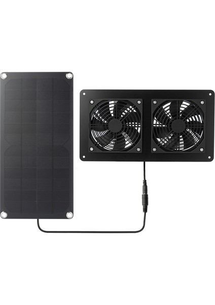 10W Güneş Paneli ile Çalışan Fan Vantilatörü 3W Egzoz Fanı Sera Motor Karavan Evi Tavuk Evi Için Havalandırma Ekipmanı (Yurt Dışından) indirimleri