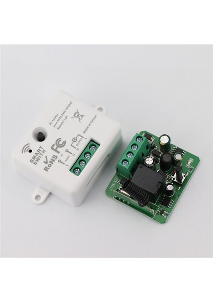 Kablosuz Akıllı Anahtar Işık 433MHZ Rf Anahtarı Uzaktan Kumandalı Mini Röle Alıcı 220V Ev LED Işık Lambası Fan (Yurt Dışından)
