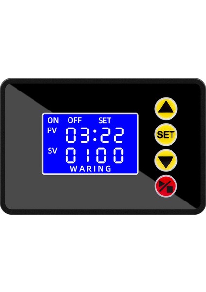 Programlanabilir Dijital Zamanlayıcı Anahtarı Röle Kontrol Zaman Kontrol Cihazı Gecikme Rölesi Döngü Zamanlaması Açık/kapalı Dc 12V (Yurt Dışından)