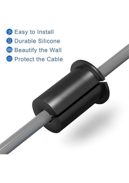 Kablo Yönlendirme Kiti, 1 Inç Duvar Deliği Için Duvar Contası, Kablo Besleme Burçları, Ethernet Kablosu Için Duvar Burcu (8 Adet) (Yurt Dışından) modelleri