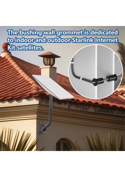 Kablo Yönlendirme Kiti, 1 Inç Duvar Deliği Için Duvar Contası, Kablo Besleme Burçları, Ethernet Kablosu Için Duvar Burcu (8 Adet) (Yurt Dışından) fırsatları