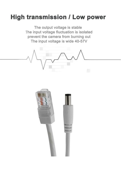 10 Adet Poe Ayırıcı Su Geçirmez Video Balun + Güç Adaptörü Kablo Besleme Modülü Enjektör 48 Ila 12V Ip Kamera Genişletici Için (Yurt Dışından) modelleri
