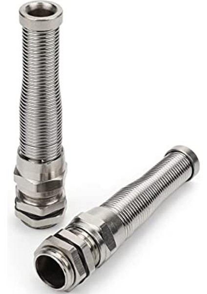 M12 Metal Bükülmez Kablo Rakorları Kablo Rakorları Pirinç Nikel Kaplama Konnektörler 3-6.5mm Kablo Bağlantıları Için 2'li Set (Yurt Dışından) fiyatları