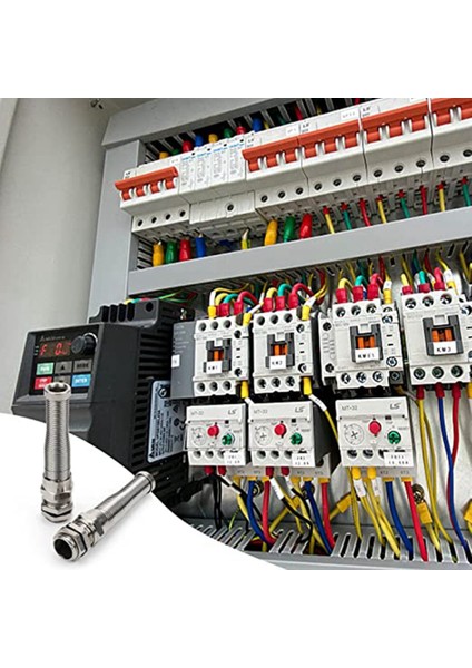 M12 Metal Bükülmez Kablo Rakorları Kablo Rakorları Pirinç Nikel Kaplama Konnektörler 3-6.5mm Kablo Bağlantıları Için 2'li Set (Yurt Dışından) modelleri