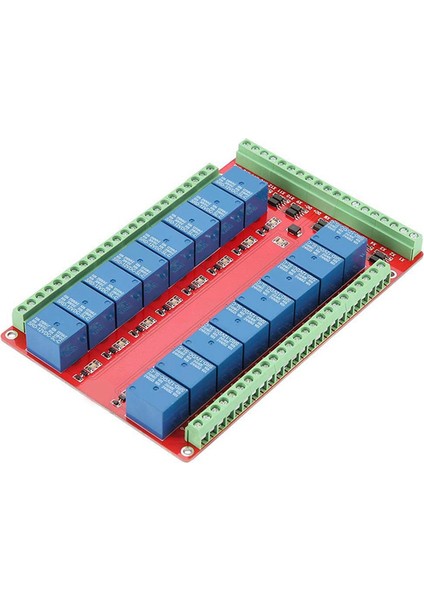 24V Izole 16 Kanallı Röle Kontrol Modülü Yüksek/düşük Seviye Tetikleyici 16 Kanallı Röle Modülü Arayüz Kartları (Yurt Dışından) modelleri