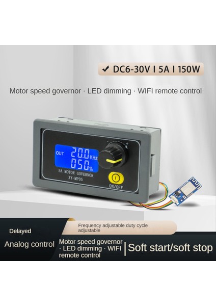 Kablosuz Wıfı App 6V-30V 5A 150W Dc Motor Hız Kontrol Cihazı Pwm LED Aydınlatma Karartma Yavaş Başlangıç Yavaş Durdurma Kodlayıcı (Yurt Dışından) fiyatları