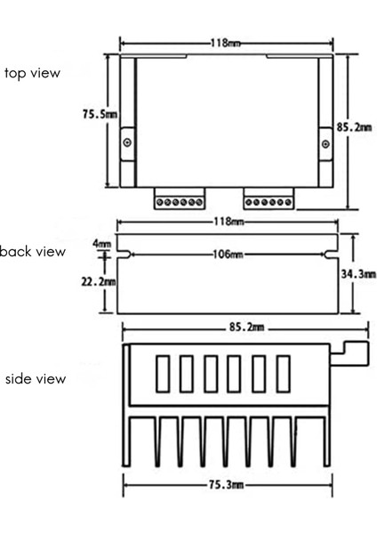 Cnc Dijital Mikrostep Sürücü DM542 Step Motor Kontrol Cihazı 2 Fazlı Dijital Step Motor Sürücüsü 20-50V Dc Maks. 4.2A (Yurt Dışından) modelleri