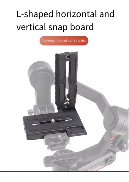 Jlwin Stabilizer L-Şekilli Dikey Raket Plakası Zhiyun Stabilizer Weebill Weebill S Cloud Crane 2/3s L-Plaka Için Uygundur (Yurt Dışından)