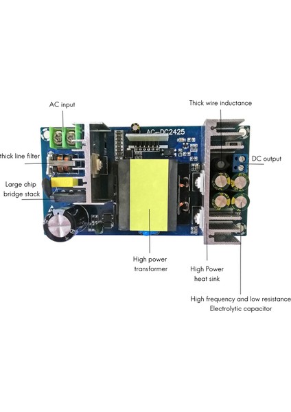 250W Anahtarlama Güç Kartı Modülü AC110-245V - DC36V 7A Araç Ses Dıy Izole Güç Kartı (Yurt Dışından) fırsatları