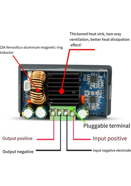 250W Dc Cnc Antihipertansif Dönüştürücü 6-55V Ayarlanabilir Güç Kaynağı Girişi Sabit Voltaj Güneş Şarj Modülü (Yurt Dışından) indirimleri