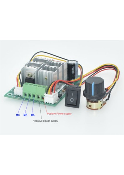 Dc 5-36V Motor Hız Kontrolü Pwm Motor Hız Kontrol Cihazı Anahtarı 15A Akım Voltaj Regülatörü Sürücü Modülü (Yurt Dışından)