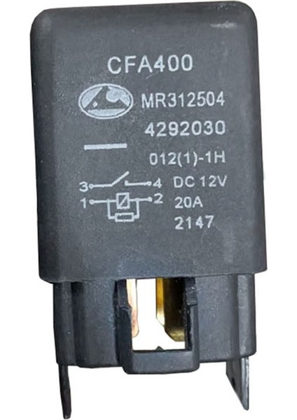 MR312504 Mitsubishi Pajero Shogun Mk3 3.2 Dıd 2000-2006 E8T10197 Için Motor Kontrol Rölesi (Yurt Dışından)