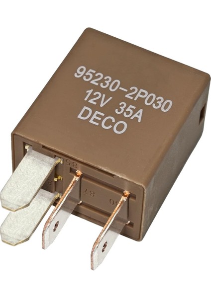 Röle 95230-2P030 (4'lü Paket), 4 Pin Çok Amaçlı Güç Rölesi 12V 35A, Hyundai, Kia Araçlar Için (Yurt Dışından) fırsatları