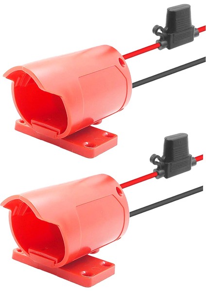 M12 Dönüştürücü Adaptör 30A Sigorta Milwaukee 12 V Lityum Pil Harici Güç Kaynağı Dıy Konnektör Braketi Tutucu 2 Adet (Yurt Dışından)