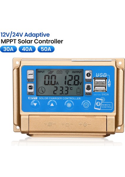 Güneş Kontrol Cihazı Uyarlamalı Mppt Güneş Kontrol Cihazı Bluetooth 12V/24V Güneş Şarj Kontrol CIHAZI-30A (Yurt Dışından) modelleri