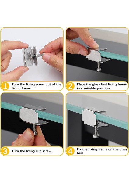 6 Adet Cam Yatak Klipleri Ender 3/3 Pro/v2/3s Ender 5/pro Cr-20 Pro CR-10S Pro Ayarlanabilir 3D Yazıcı Isı Yatak Kelepçesi (Yurt Dışından) fırsatları