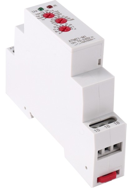 12-240VAC/DC Din Ray Tipi Zaman Geciktirme Rölesi 16A/250VAC Çok Fonksiyonlu Zaman Rölesi 10 Fonksiyon Seçeneği, Atmt1-M1 (Yurt Dışından) fiyatları