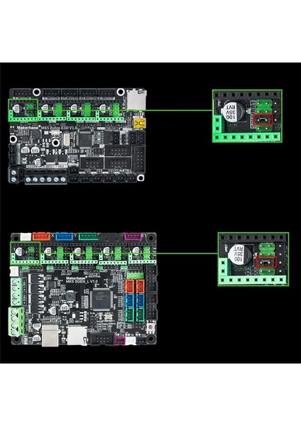 Mks TMC2208 V2.0 Adım Motor Sürücüsü Mks Sgen L V1.0/gen L V2.0 Kontrol Kartı Için Ultra Sessiz/düşük Isı (5 Adet) (Yurt Dışından) fırsatları
