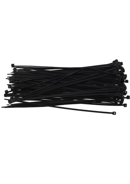 Kablo Bağları Kablo Bağı Sargıları / Fermuarlı Bağlar Renk:siyah BOYUT:140 mm x 2,5 mm 100 Adet (Yurt Dışından)