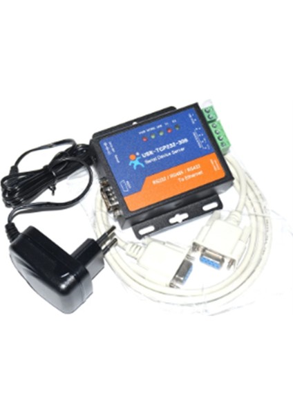Ethernet Dönüştürücüler RS232 Db9 Pin RS485 RS422 Mevcut Seri Ethernet RJ45 Web Sayfası Dhcp Fonksiyonu ile Ab Fişi (Yurt Dışından)