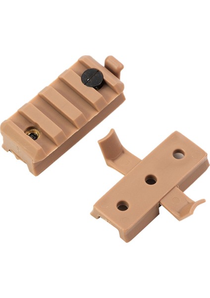 Çift Naylon Kurşun Raylı Kask El Feneri Klipsi Ray Kaydırıcısı Evrensel Kask 20MM Aksesuarları El Feneri Klipsi, C (Yurt Dışından)