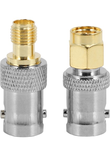 4 Adet Bnc Sma Tipi Erkek Dişi Rf Konnektör Adaptörü Test Dönüştürücü Kit Seti (Yurt Dışından)